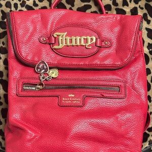 Juicy Couture Bold Red Backpack